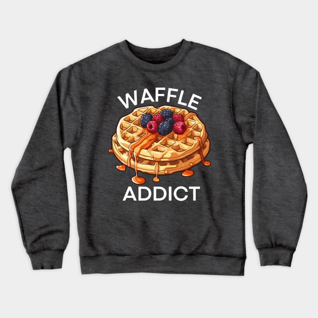 WAFFLE ADDICT Crewneck Sweatshirt by GP SHOP